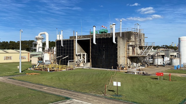 United Initiators Produktionsstätte nahe des Hafens in Sydney, Australien.
