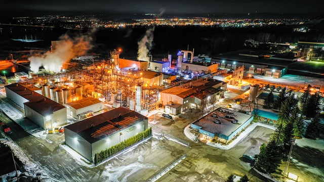United Initiators Fabrikanlage in Prince George, Kanada.