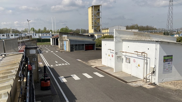 Chemical factory plant of United Initiators in Chalon-sur-Saone, France.