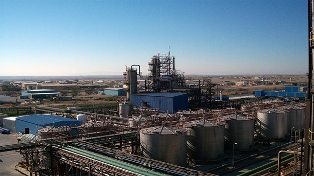 Chemical factory of United Initiators in Bandirma, Turkey.